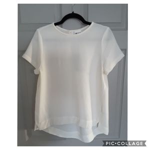 Stylus Off White Short Sleeve Blouse